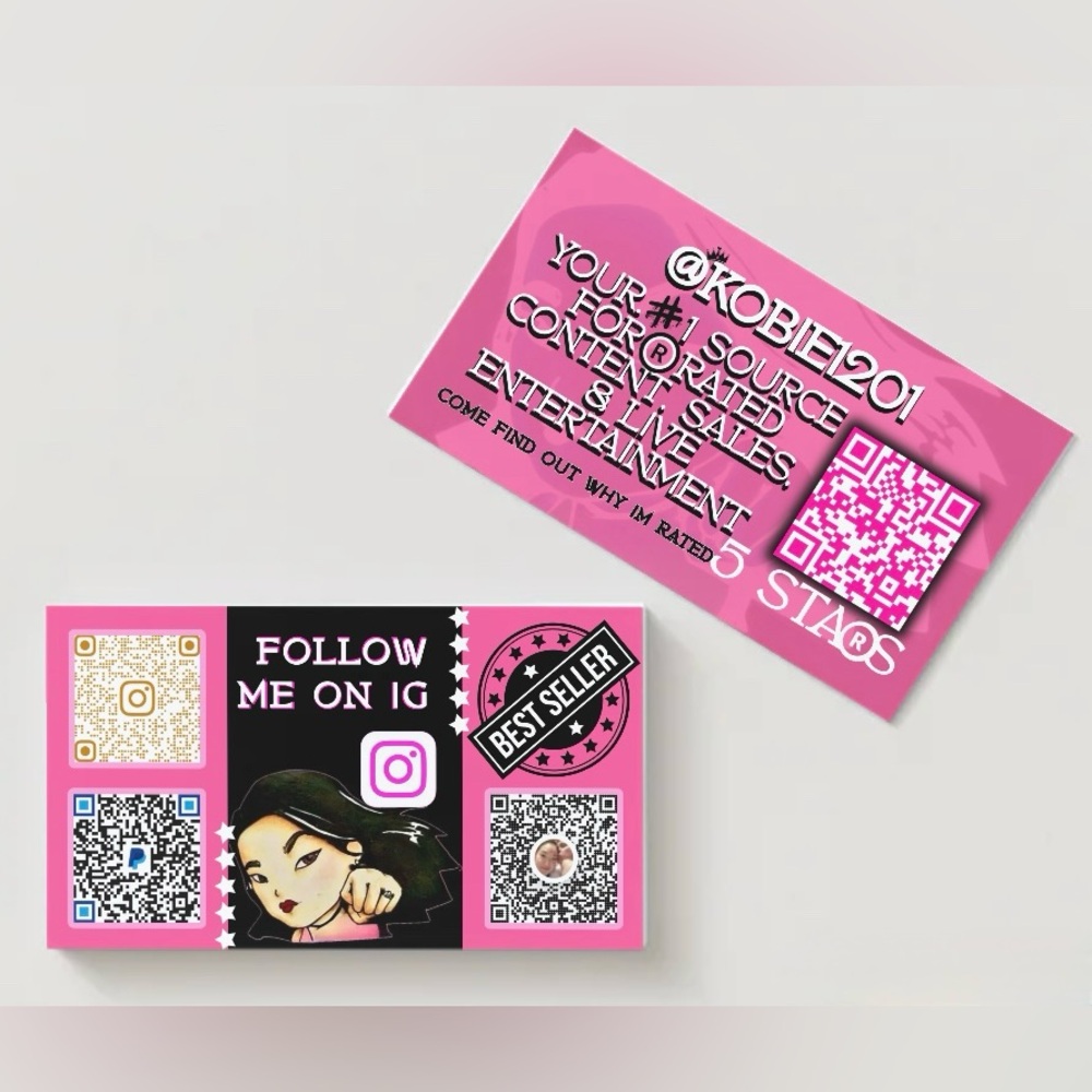 100 CUSTOM MADE BUSINESS CARDS - Picture 3 of 4